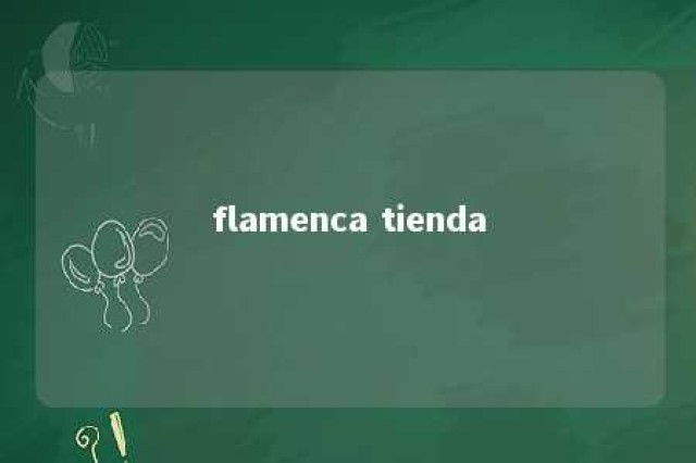 flamenca tienda 